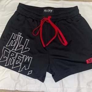 Kill Crew Muay Thai Shorts (Mid Thigh Cut)
